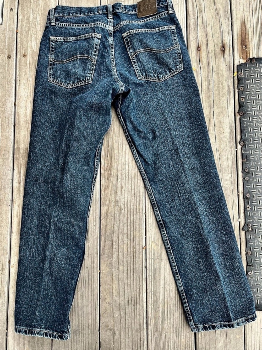 Lee Regular Fit Men's Straight Jeans Waist 32x30 Blue